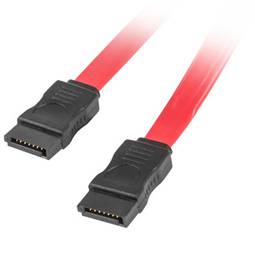 Data cable F/F SATA III (6GB/s) 30 cm Lanberg CA-SASA-10CU-0030-R