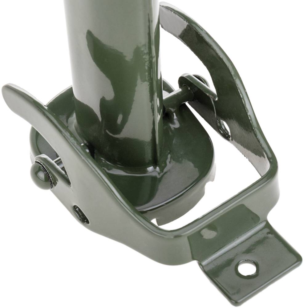 Afneembaar mondstuk metalen trommel voor benzine of diesel groen