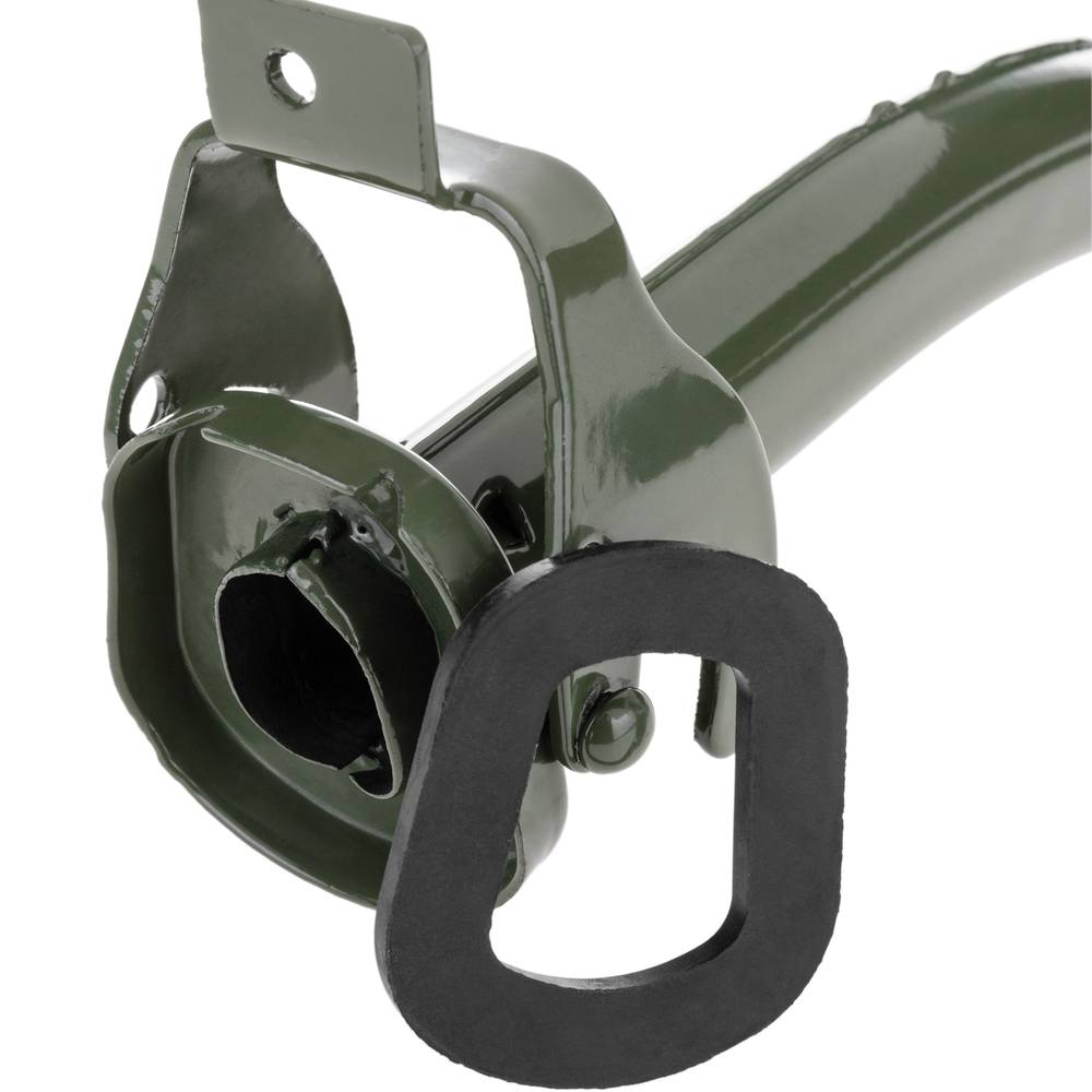 Afneembaar mondstuk metalen trommel voor benzine of diesel groen