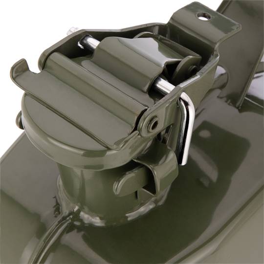 Metalen blik voor benzine of diesel 5 L groen