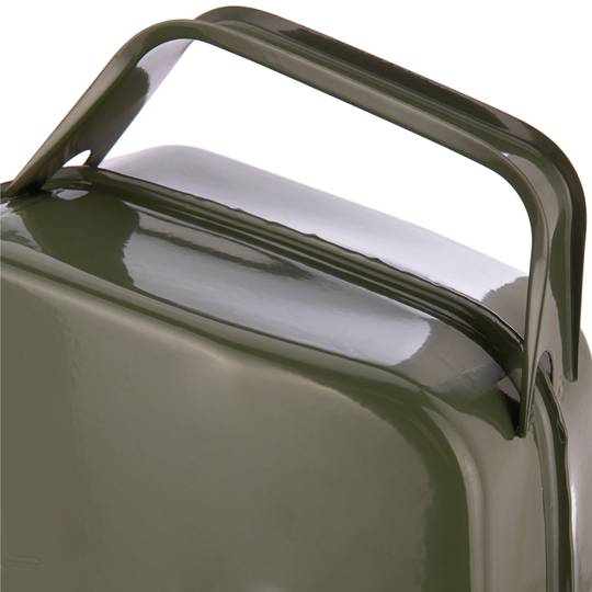 Metalen blik voor benzine of diesel 5 L groen