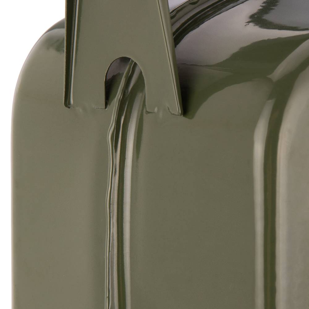 Metalen blik voor benzine of diesel 5 L groen