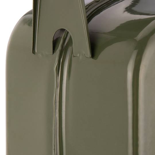 Metalen blik voor benzine of diesel 5 L groen