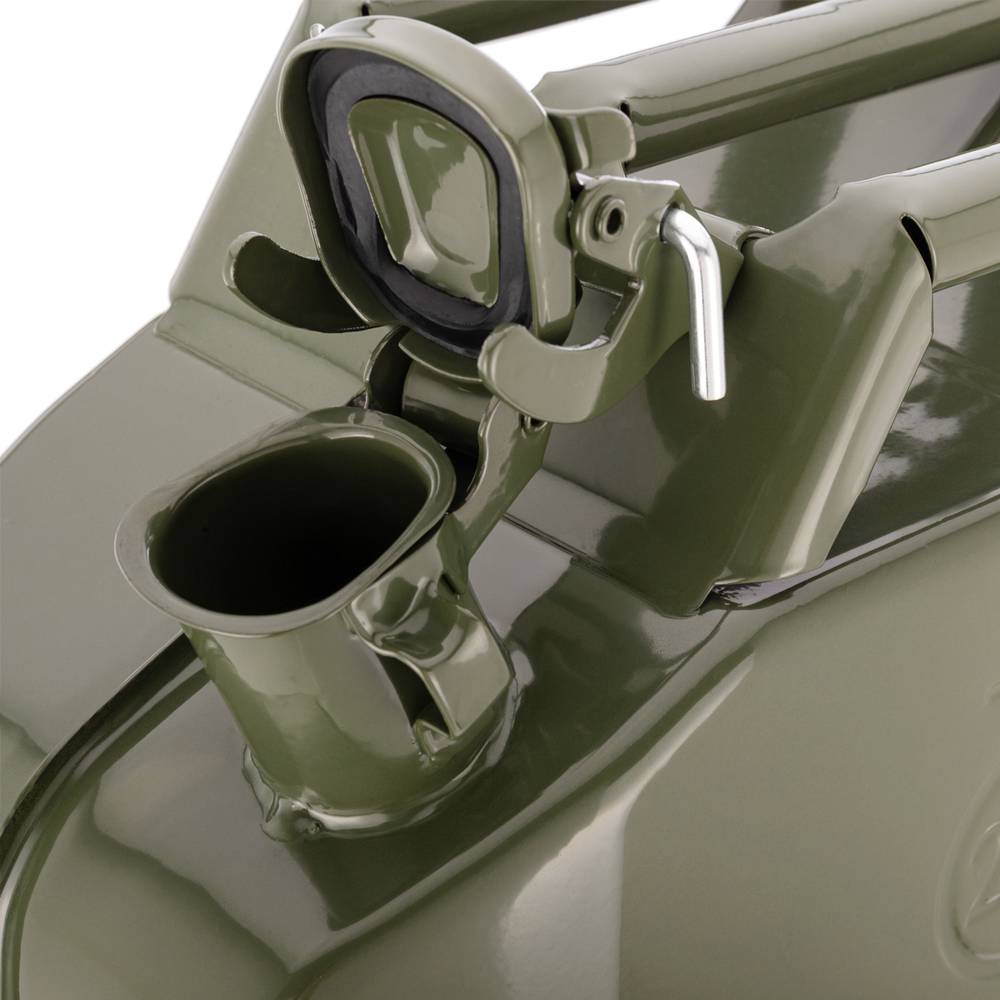 Metalen vat voor benzine of diesel 20 L groen