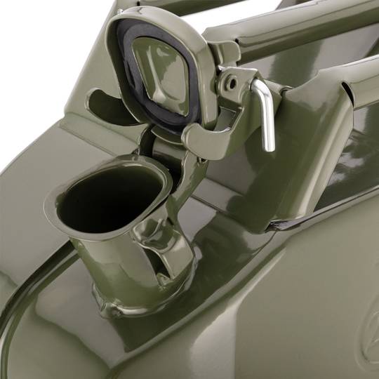Metalen vat voor benzine of diesel 20 L groen