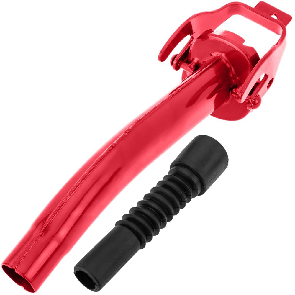 Removable nozzle metal drum for gasoline or diesel red