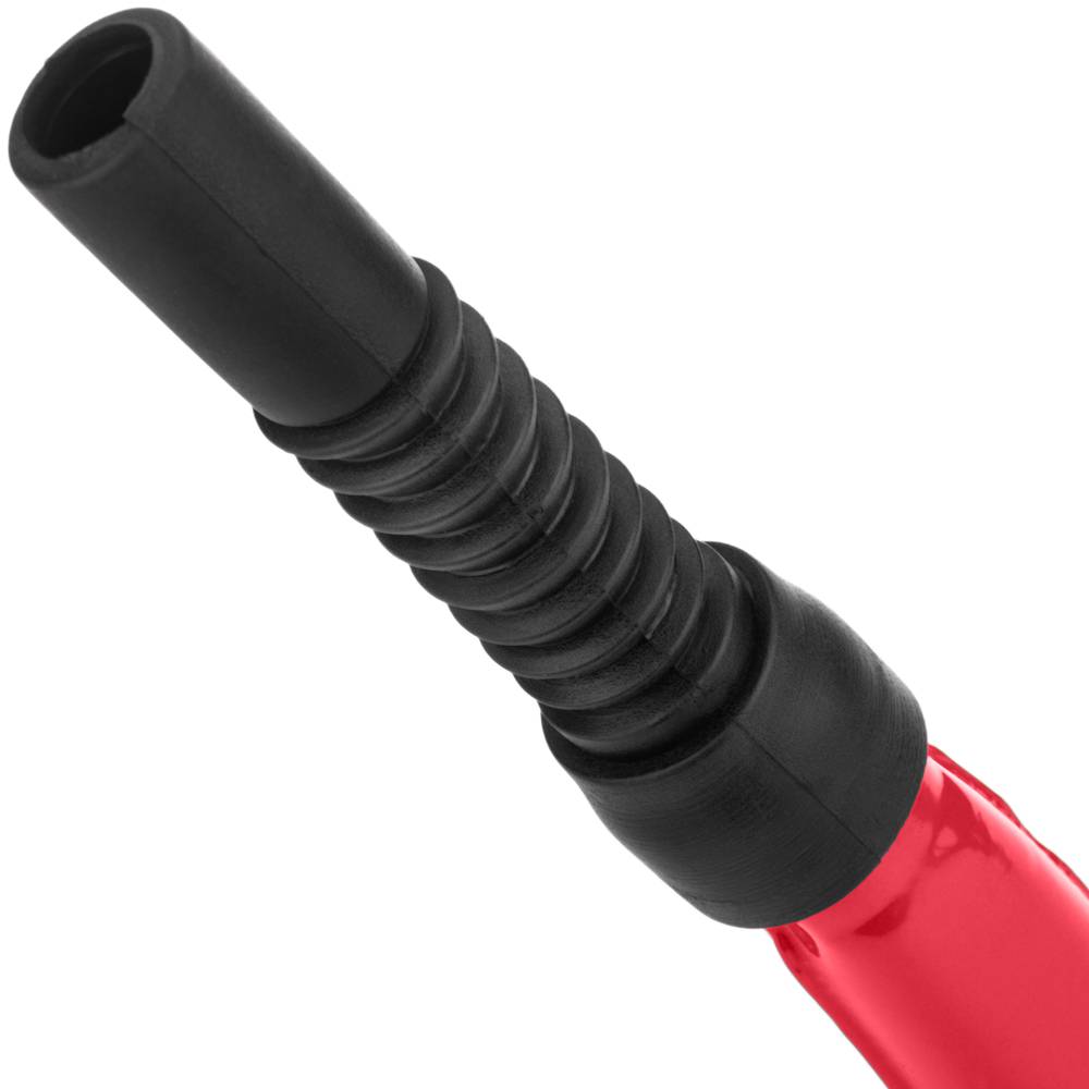 Removable nozzle metal drum for gasoline or diesel red
