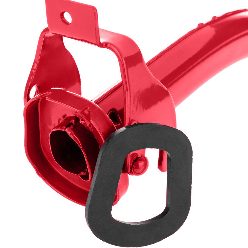 Removable nozzle metal drum for gasoline or diesel red