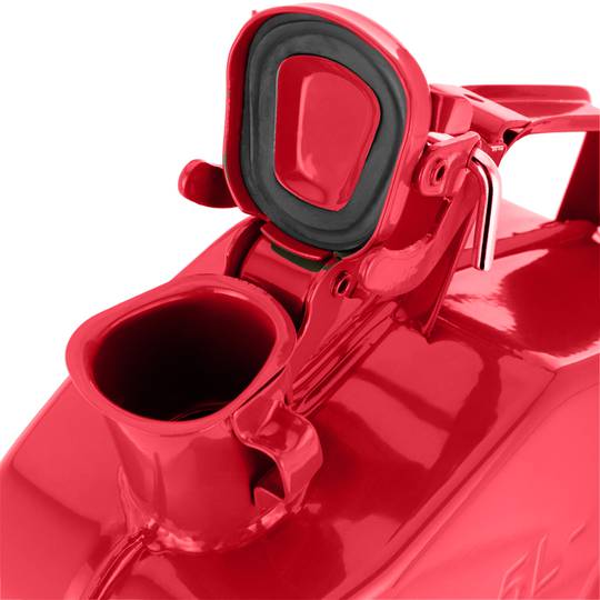 Metalen bus voor benzine of diesel 5 L rood