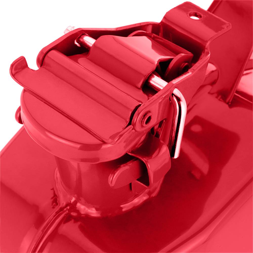 Metalen bus voor benzine of diesel 5 L rood