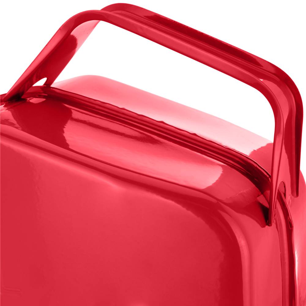 Metalen bus voor benzine of diesel 5 L rood