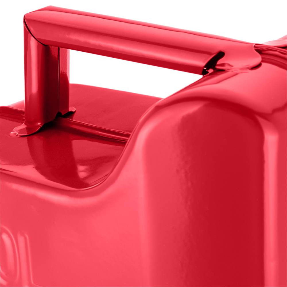 Metalen vat voor benzine of diesel 10 L rood