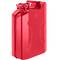 Metalen vat voor benzine of diesel 10 L rood