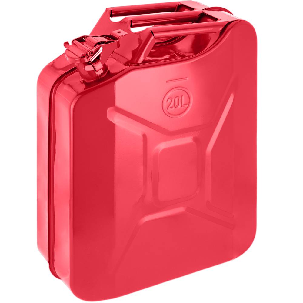 Bidón metálico para gasolina o diésel 20 L rojo