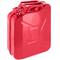 Bidón metálico para gasolina o diésel 20 L rojo