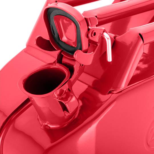 Bidón metálico para gasolina o diésel 20 L rojo