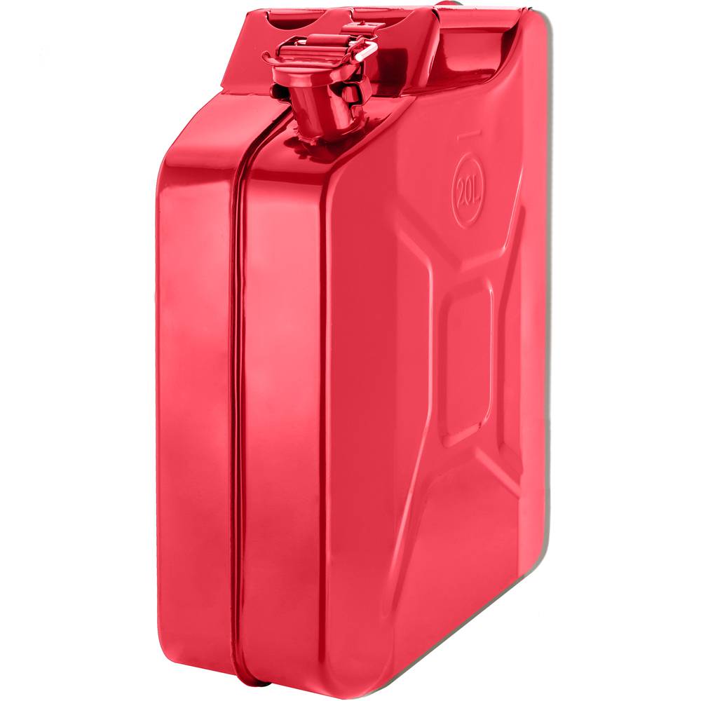 Bidón metálico para gasolina o diésel 20 L rojo