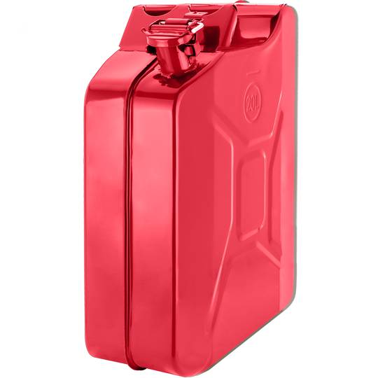 Bidón metálico para gasolina o diésel 20 L rojo