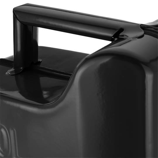 Metalen vat voor benzine of diesel 10 L zwart