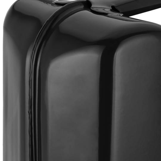 Metalen vat voor benzine of diesel 10 L zwart