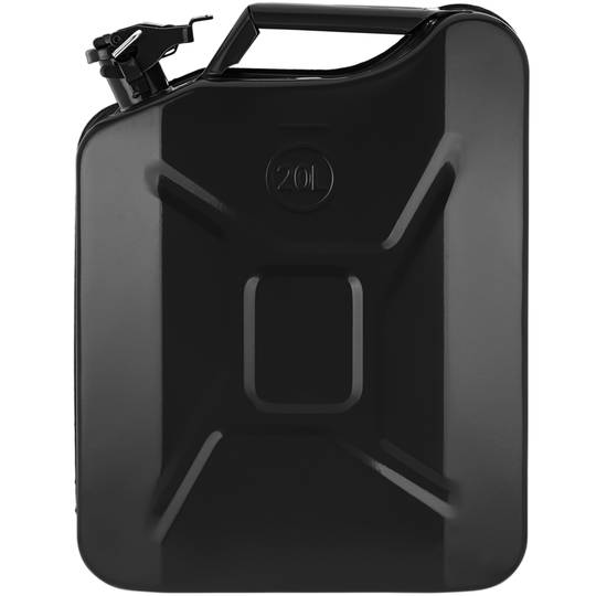 Tambor de metal para gasolina ou diesel 20 L preto