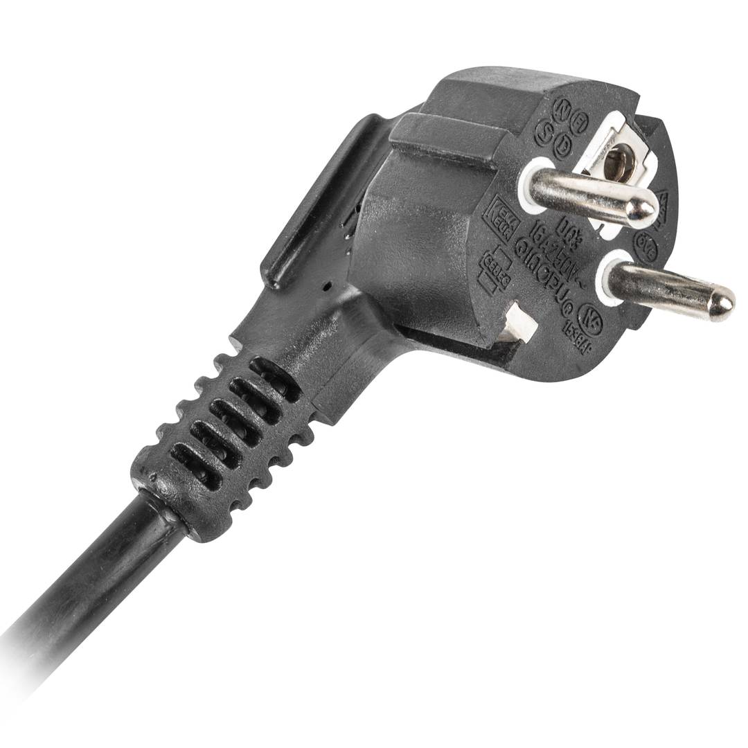 Lanberg PDU-08F-0200-BK 1U pozioma aluminiowa listwa zasilająca jednofazowa czarna