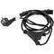 Cable de alimentación de Lanberg CA-C13C-13CC-0018-BK Schuko CEE 7/7 hembra a 2x IEC320 C13 2 m