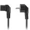 Cable de alimentación de Lanberg CA-C13C-12CC-0018-BK Schuko CEE 7/7 hembra a IEC320 C13 acodado 1.8 m