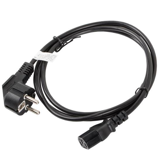 Cavo di alimentazione Lanberg CA-C13C-10CC-0018-BK Schuko CEE 7/7 femmina a IEC320 C13 2,5 A 1,8 m