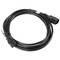 Cabo de extensão de energia da CPU Lanberg IEC320 C13 fêmea para IEC320 C14 macho VDE 3m