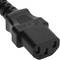 Cabo de extensão de energia da CPU Lanberg IEC320 C13 fêmea para IEC320 C14 macho VDE 3m