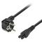 Stromkabel von Lanberg Schuko-Stecker auf IEC 320 C5-Stecker 3 Meter