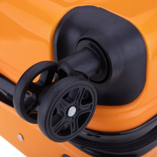 Maleta per a transport de mascotes gat i gos Transportí de plàstic rígid taronja