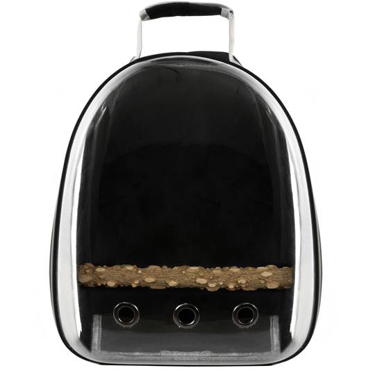 Mochila para transporte de mascotas gato, perro o aves Transportín de plástico rígido y tela