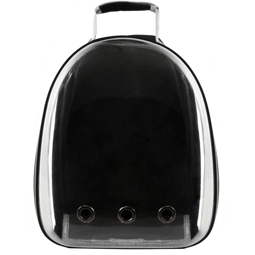 Mochila para transporte de mascotas gato, perro o aves Transportín de plástico rígido y tela