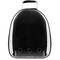 Mochila para transporte de mascotas gato, perro o aves Transportín de plástico rígido y tela