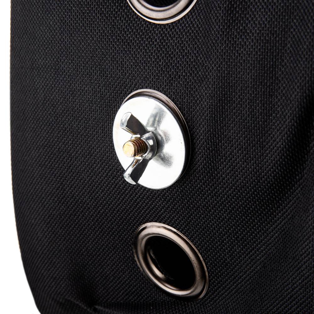 Mochila para transporte de mascotas gato, perro o aves Transportín de plástico rígido y tela