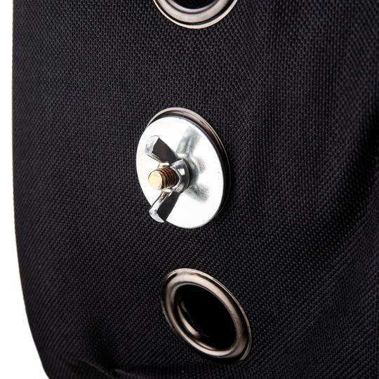 Mochila para transporte de mascotas gato, perro o aves Transportín de plástico rígido y tela