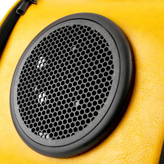 Kat en hond transporttas voor huisdieren Geel lederen faux transport