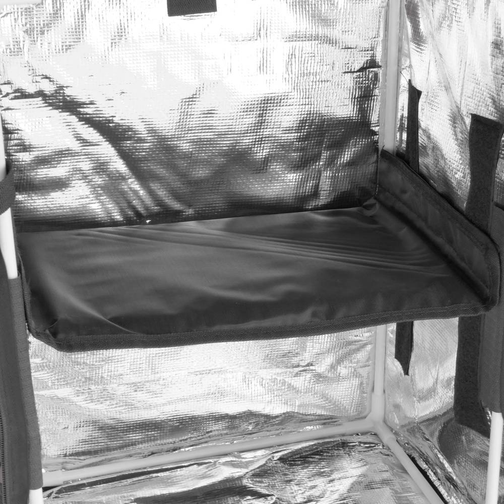 Zaino isotermico 35 x 49 x 25 cm nero per grigliate e consegna di cibo