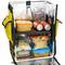 Yellow portable refrigerator 42 Liters 35x49x25cm, isothermal bag backpack for picnic, camping, beach, food delivery by motorcycle or bicycle