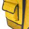 Yellow portable refrigerator 42 Liters 35x49x25cm, isothermal bag backpack for picnic, camping, beach, food delivery by motorcycle or bicycle