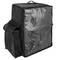 Isothermal backpack 39 x 50 x 25 cm black for cookouts and food order delivery