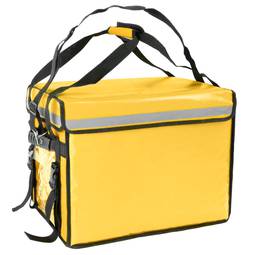 Torba izotermiczna 50 x 39 x 39 cm żółta do gotowania i dostarczania zamówień spożywczych