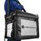 Isothermal backpack 45 x 35 x 33 cm black for cookouts and food order delivery