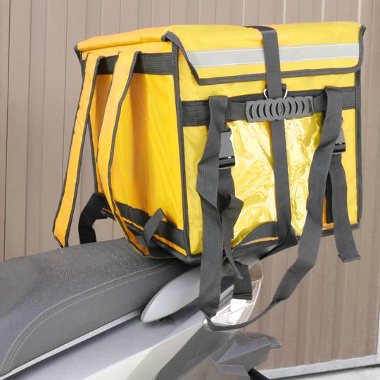 backpack 45 x 35 x 33 cm yellow for cookouts and order delivery - Cablematic