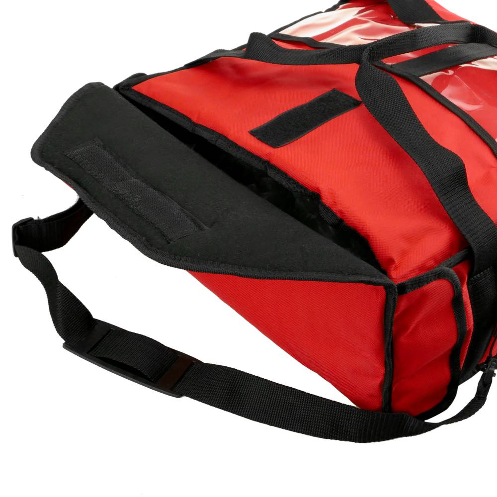 Nevera portàtil vermella 25 Litres 40x40x16cm, motxilla bossa isotèrmica per a pícnic, càmping, platja, lliurament d'aliments amb moto o bicicleta