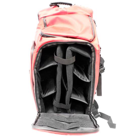 Rucksack für Fotoausrüstung Fly-Leaf D12 rot