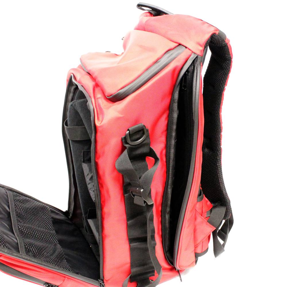 Rucksack für Fotoausrüstung Fly-Leaf D12 rot