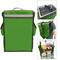 Isothermal backpack 35 x 49 x 25 cm green for cookouts and food order delivery